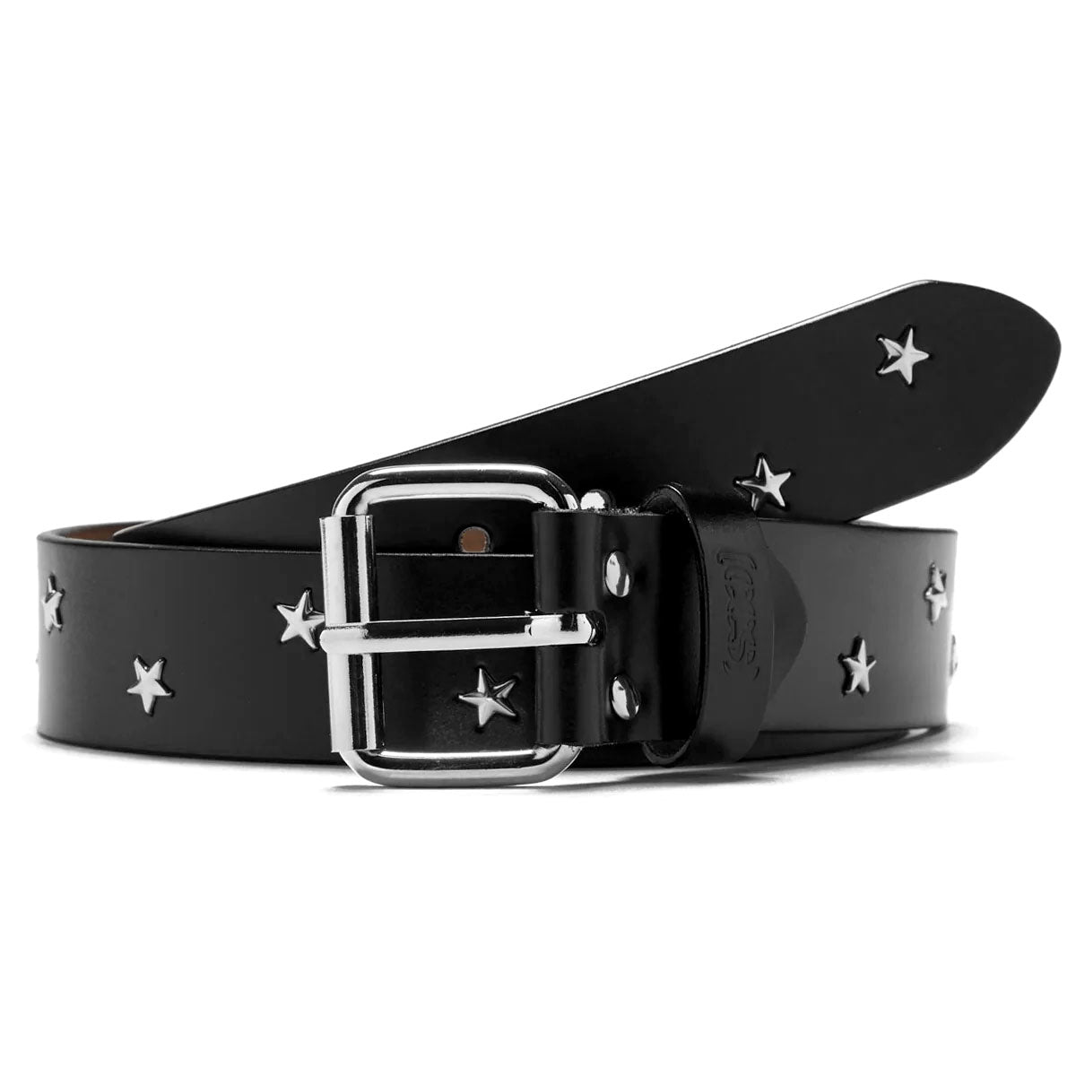 CCS Star Studded Leather Belt - Black image 1