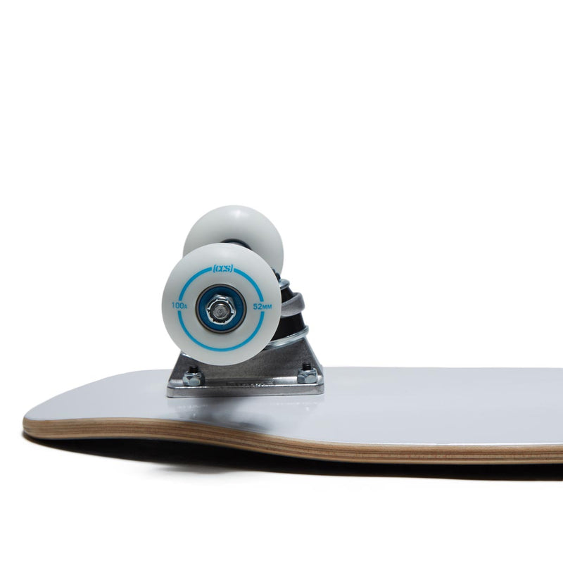 CCS Logo Cruiser Skateboard Complete - White - 8.00