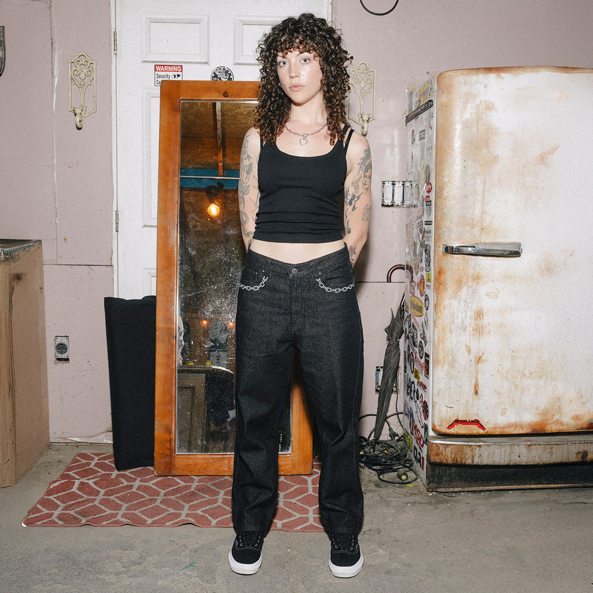 CCS Original Relaxed Taper Jeans - Chain Black image 4