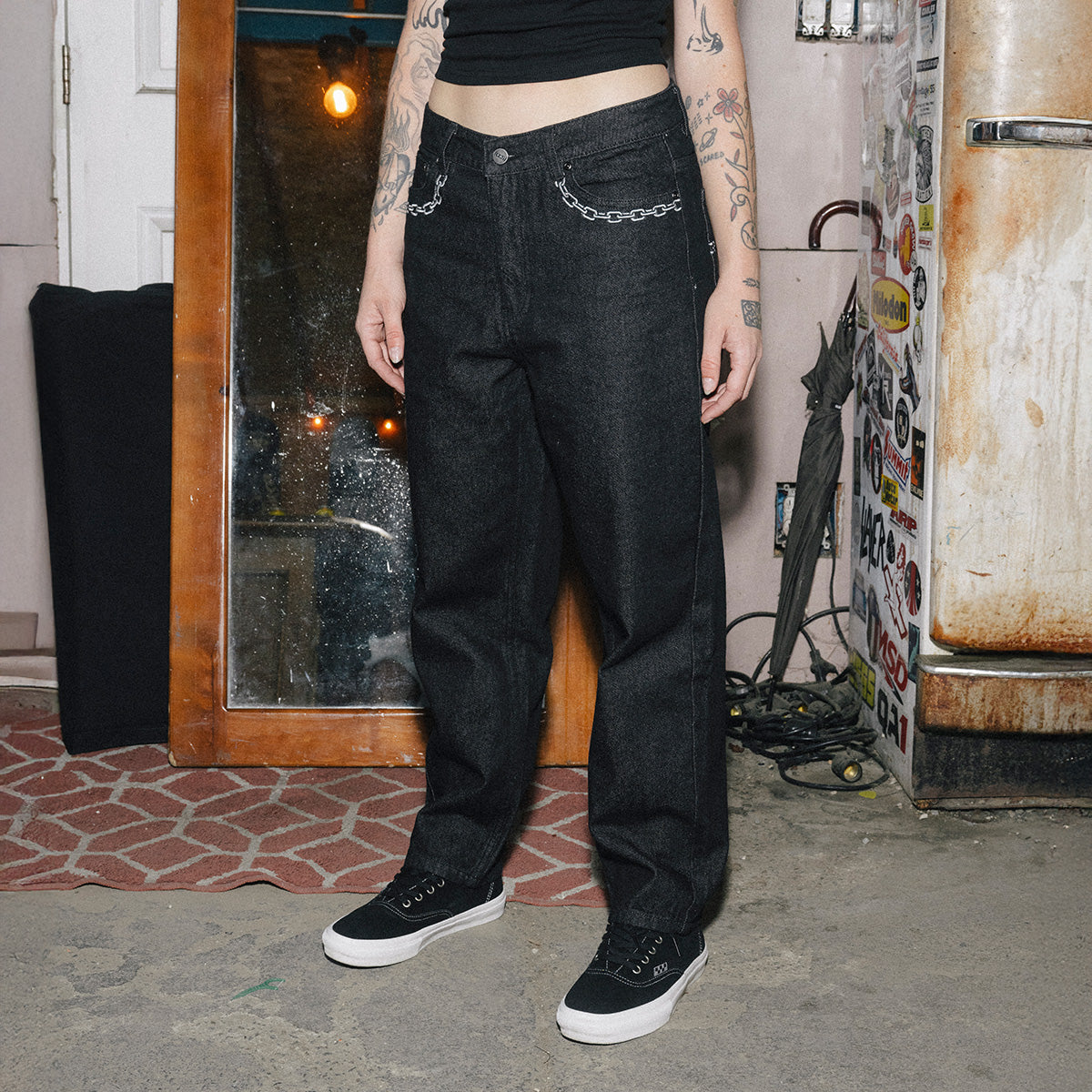 CCS Original Relaxed Taper Jeans - Chain Black image 5
