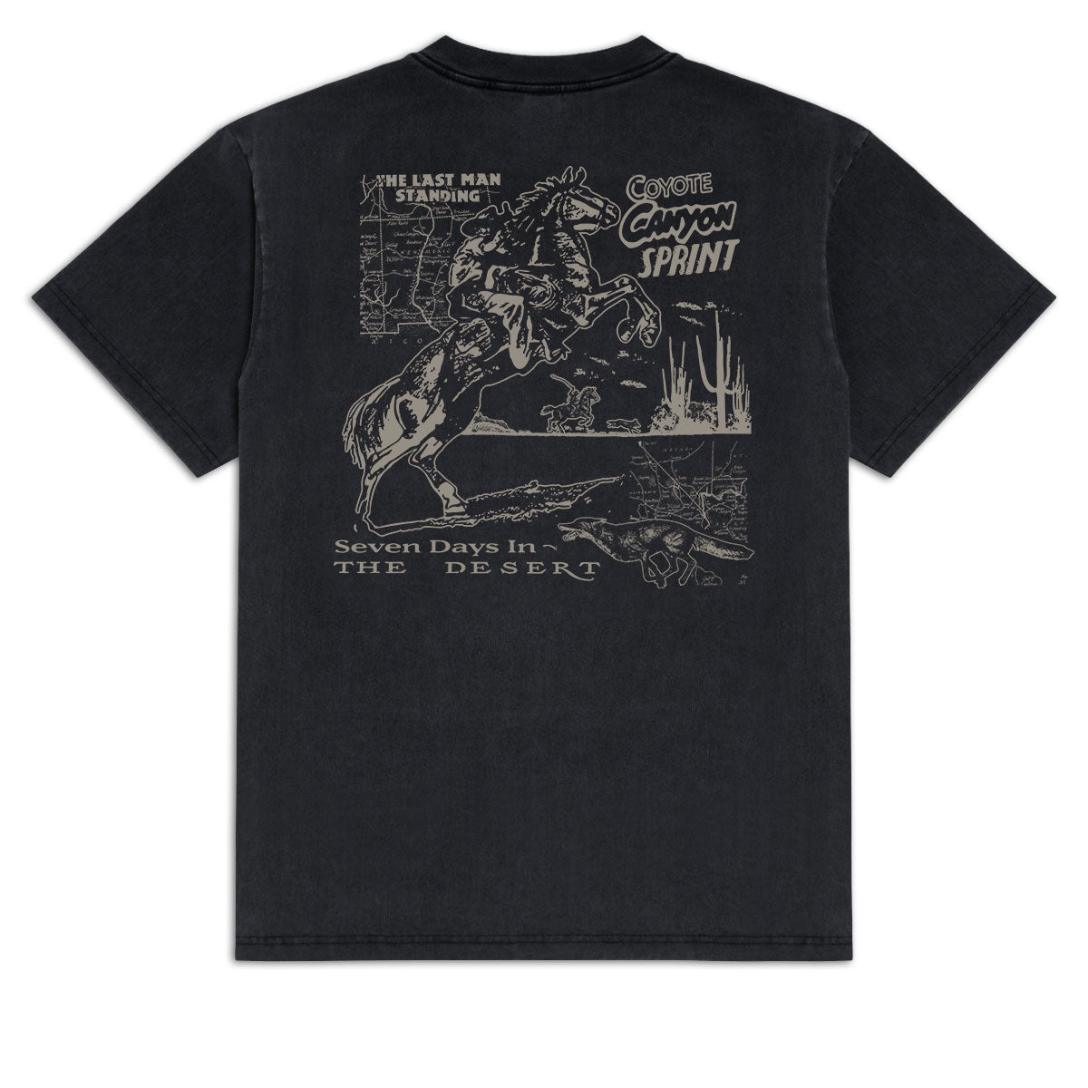 CCS Bootleg Coyote Canyon T-Shirt - Vintage Black image 1