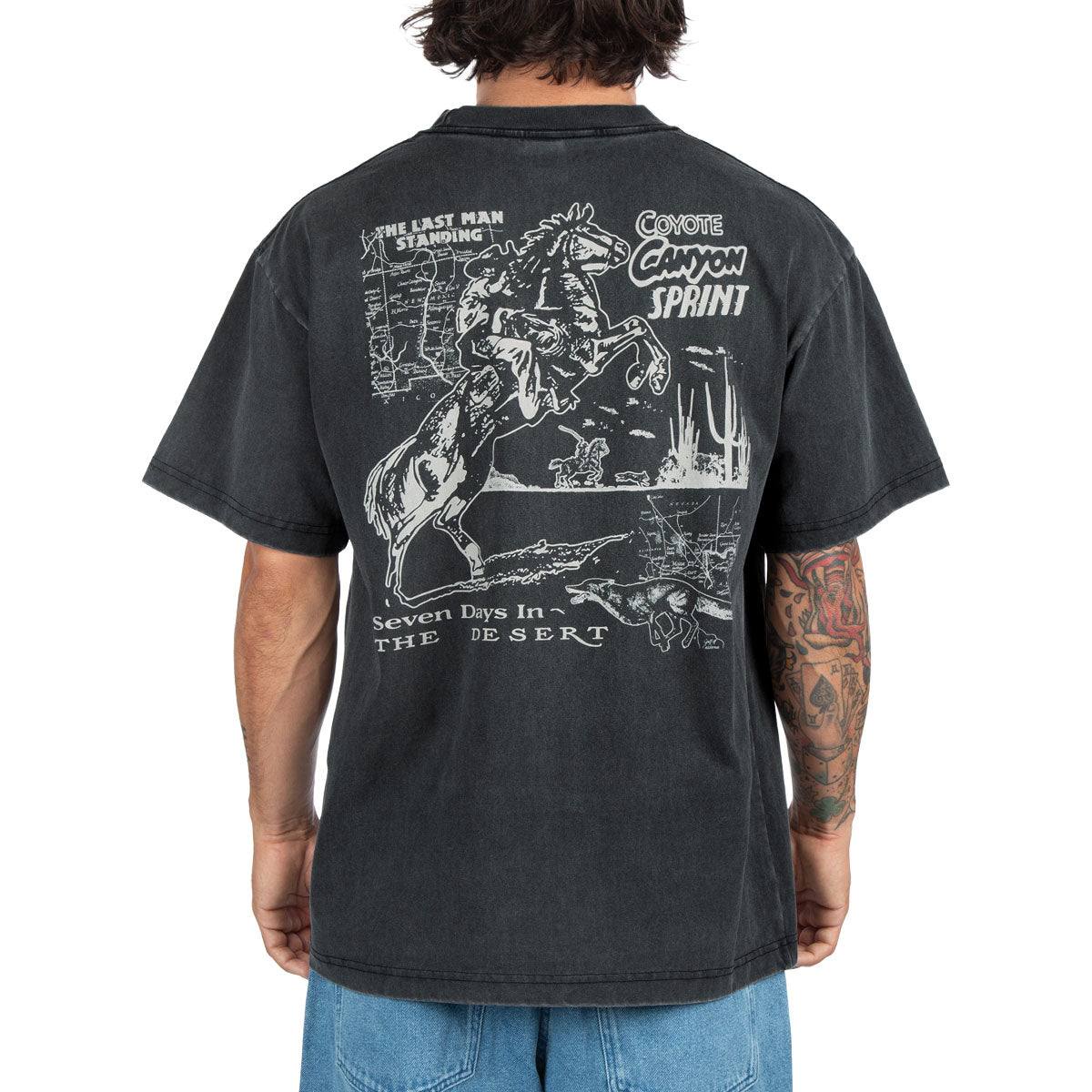 CCS Bootleg Coyote Canyon T-Shirt - Vintage Black image 3