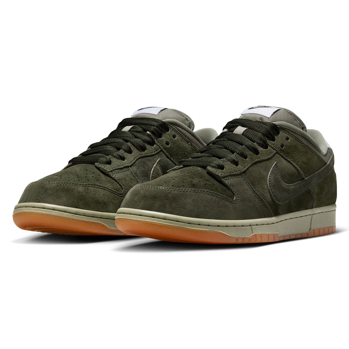 Nike SB Dunk Low Pro B Shoes - Sequoia/Sequoia/Light Army/White image 5