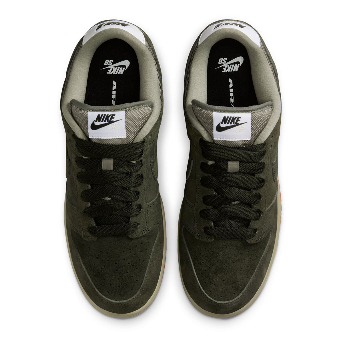 Nike SB Dunk Low Pro B Shoes - Sequoia/Sequoia/Light Army/White image 6
