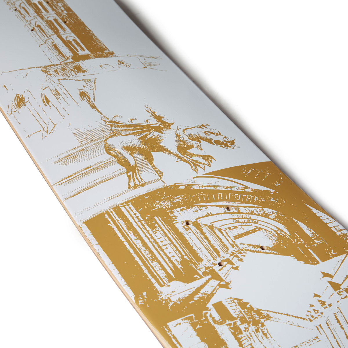 CCS Cathedral Skateboard Deck - White image 2