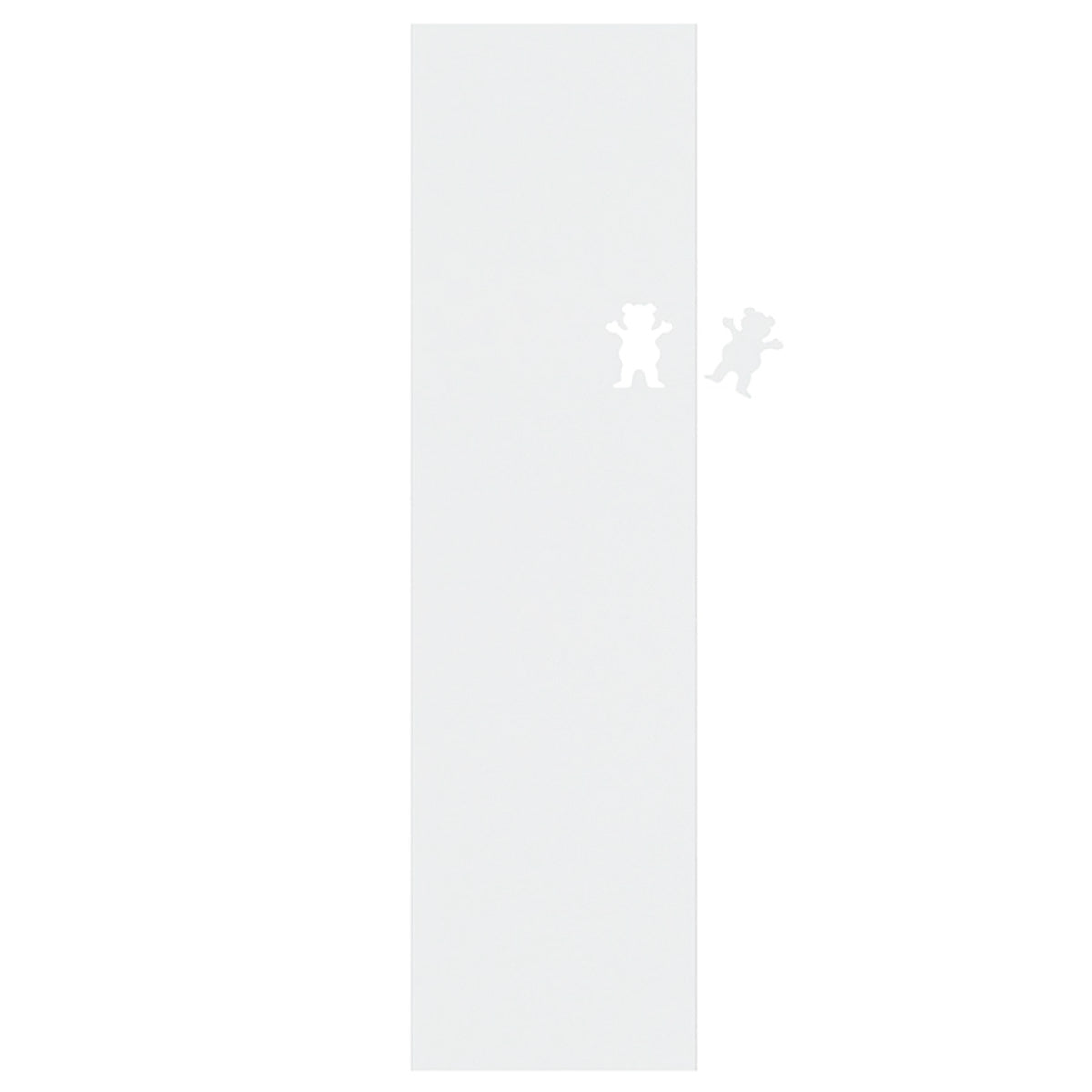 Grizzly Bear Cutout Regular Grip Tape - White image 1