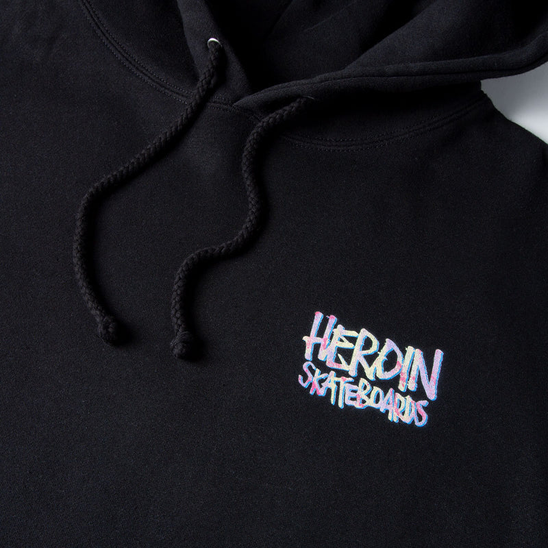 CCS Live x Heroin 420 Egg Hoodie - Black