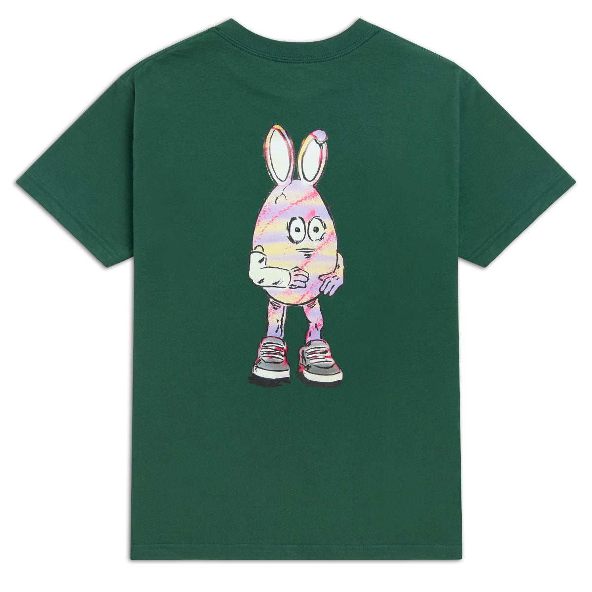 CCS Live x Heroin 420 Egg T-Shirt - Forest Green - MD image 1