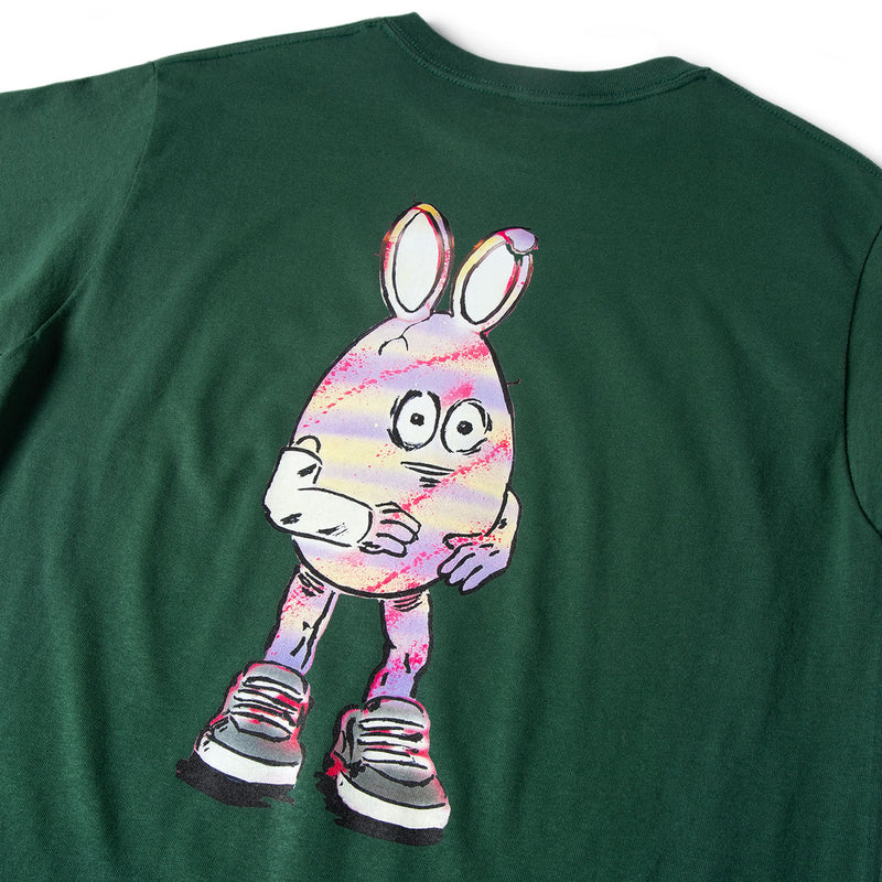 CCS Live x Heroin 420 Egg T-Shirt - Forest Green