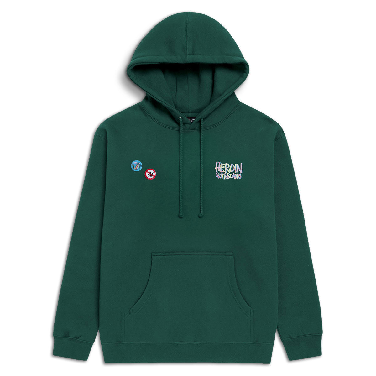 CCS Live x Heroin 420 Egg Hoodie - Green image 2