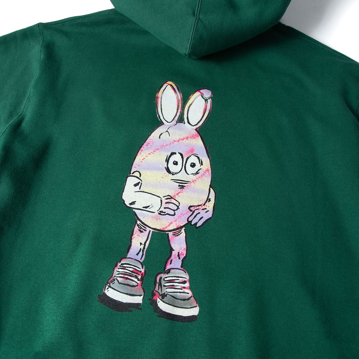 CCS Live x Heroin 420 Egg Hoodie - Green image 4