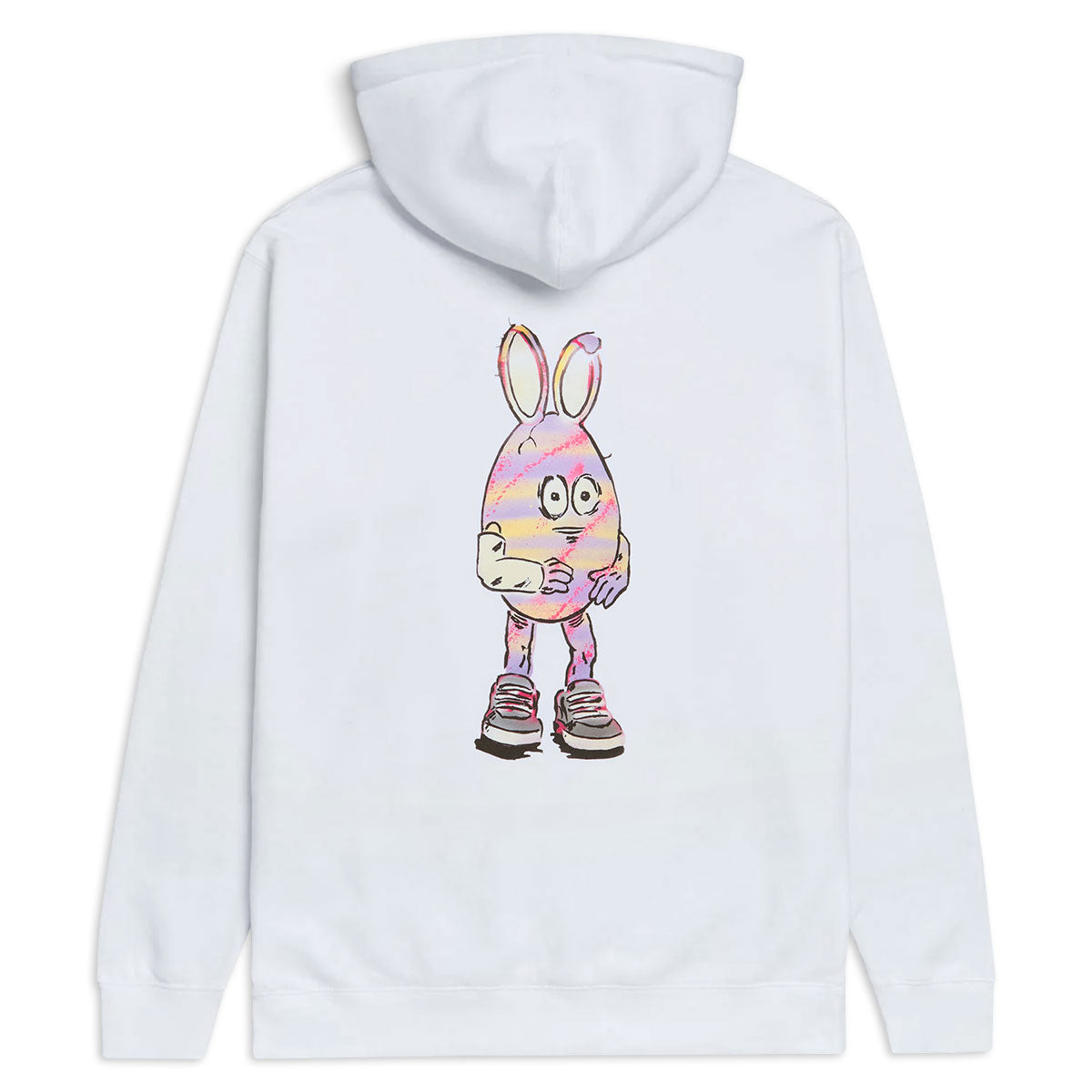 CCS Live x Heroin 420 Egg Hoodie - White - MD image 1