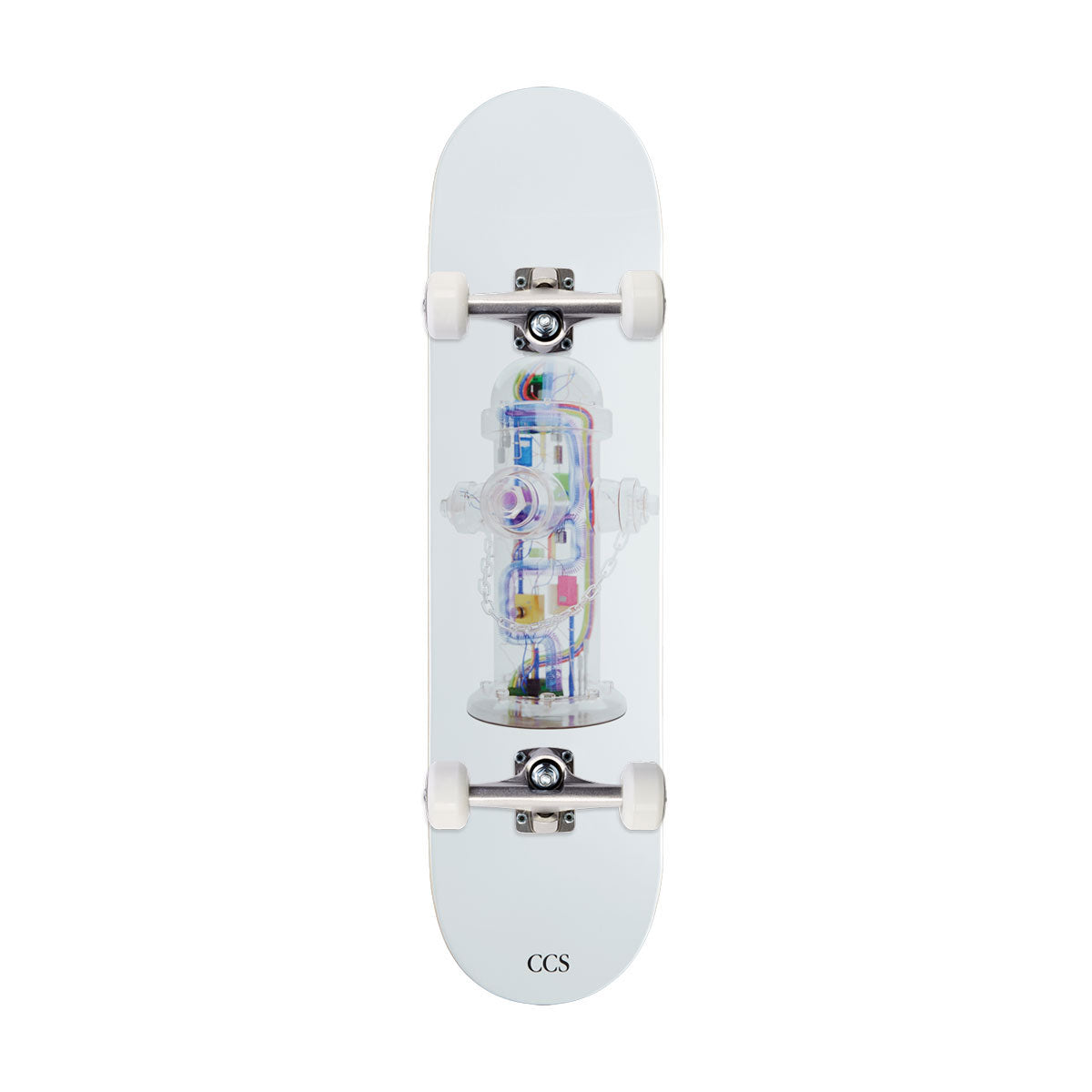 CCS Going Clear Hydrant Mini Skateboard Complete image 1