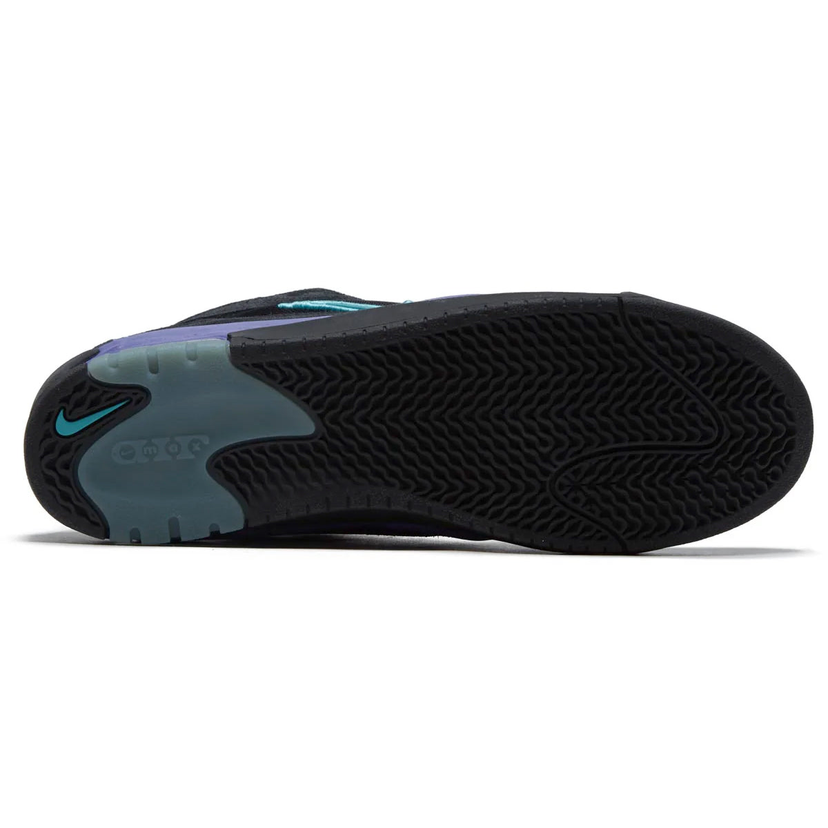 Nike SB Air Max Ishod Shoes - Black/Dusty Cactus/Black/Persian Violet image 4