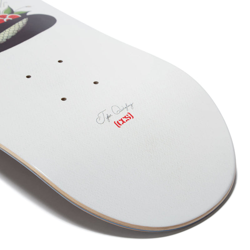 CCS x Tyler Quigley Cobra Woman Skateboard Deck - White