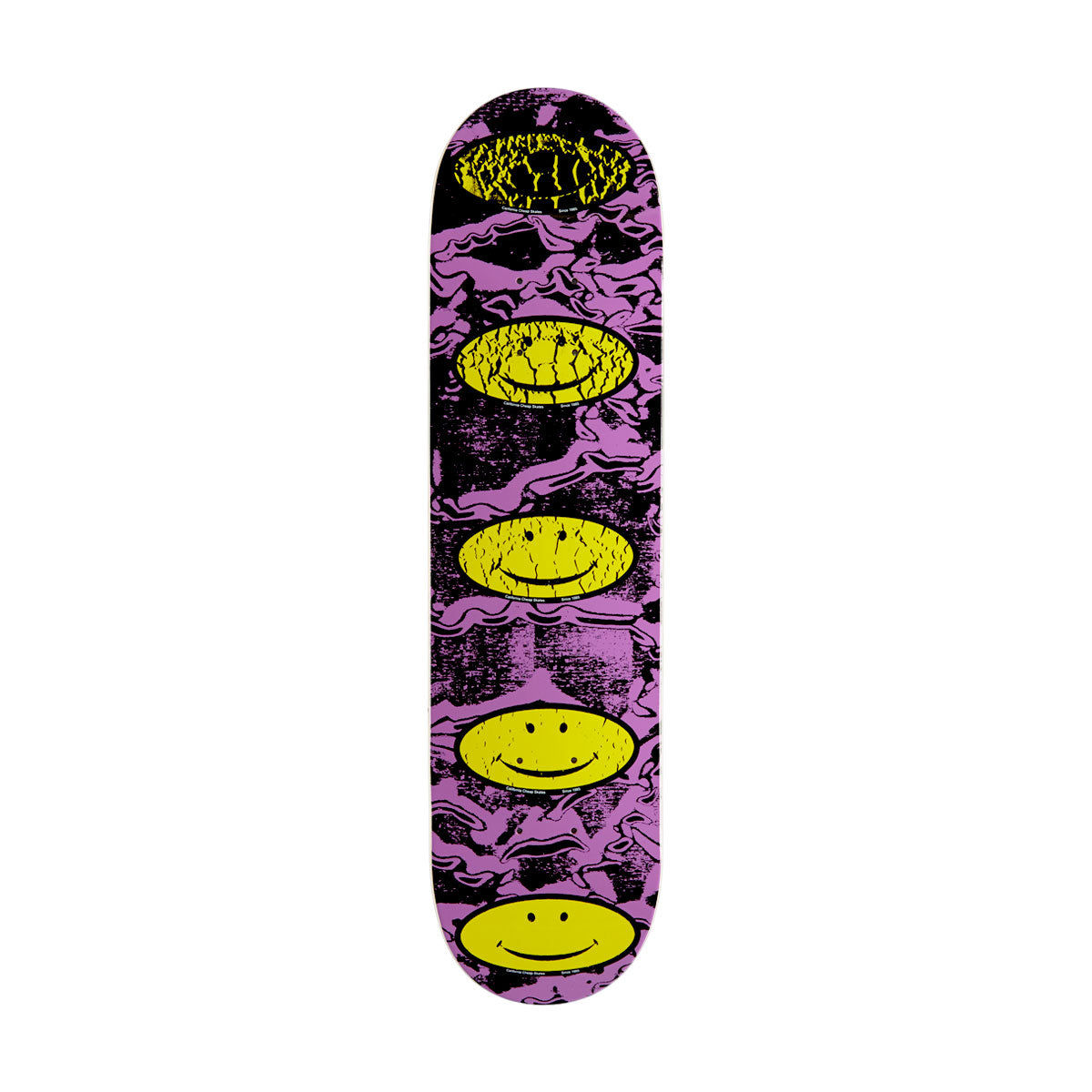 CCS Smile Decay Mini Skateboard Deck - Purple image 1