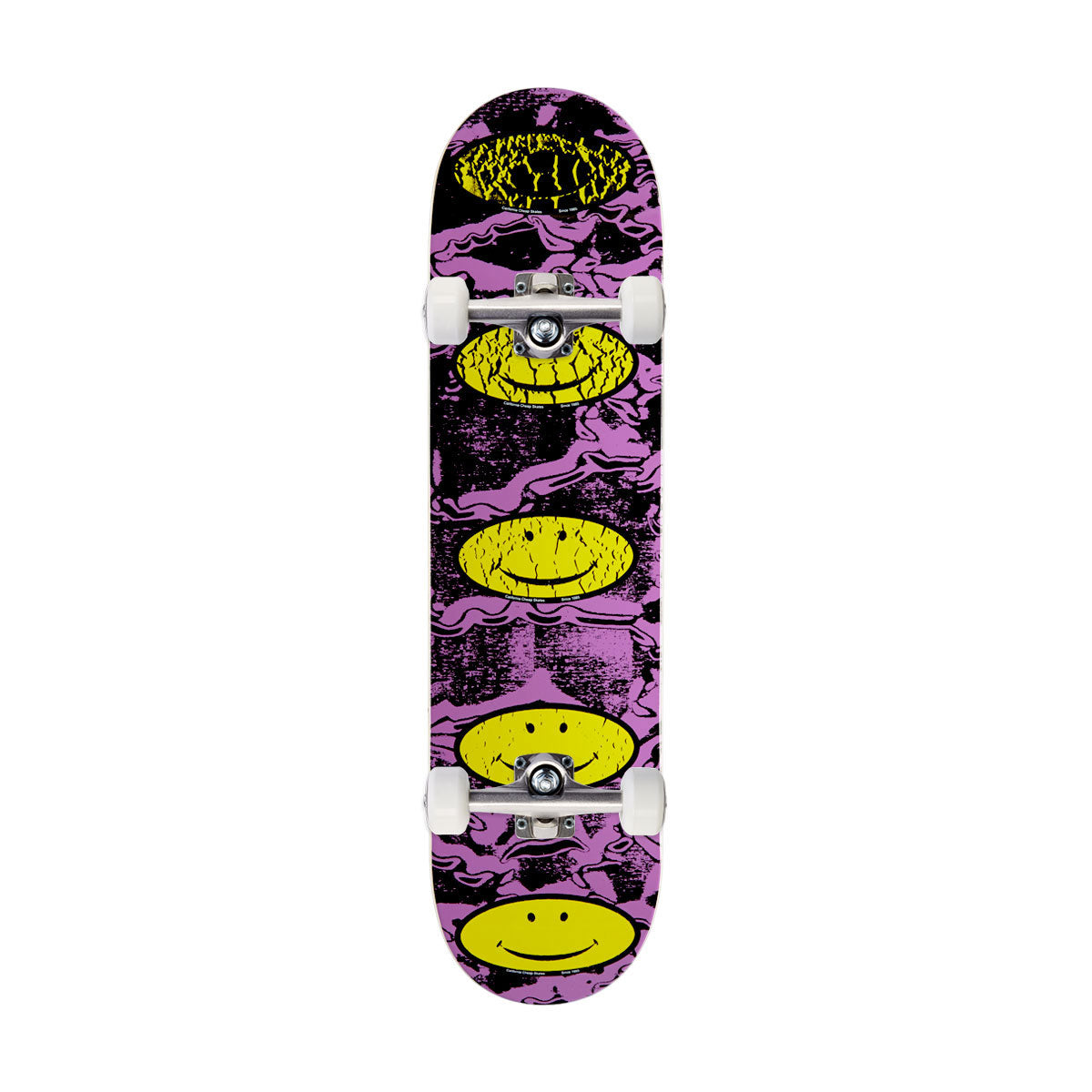 CCS Smile Decay Mini Skateboard Complete - Purple image 1