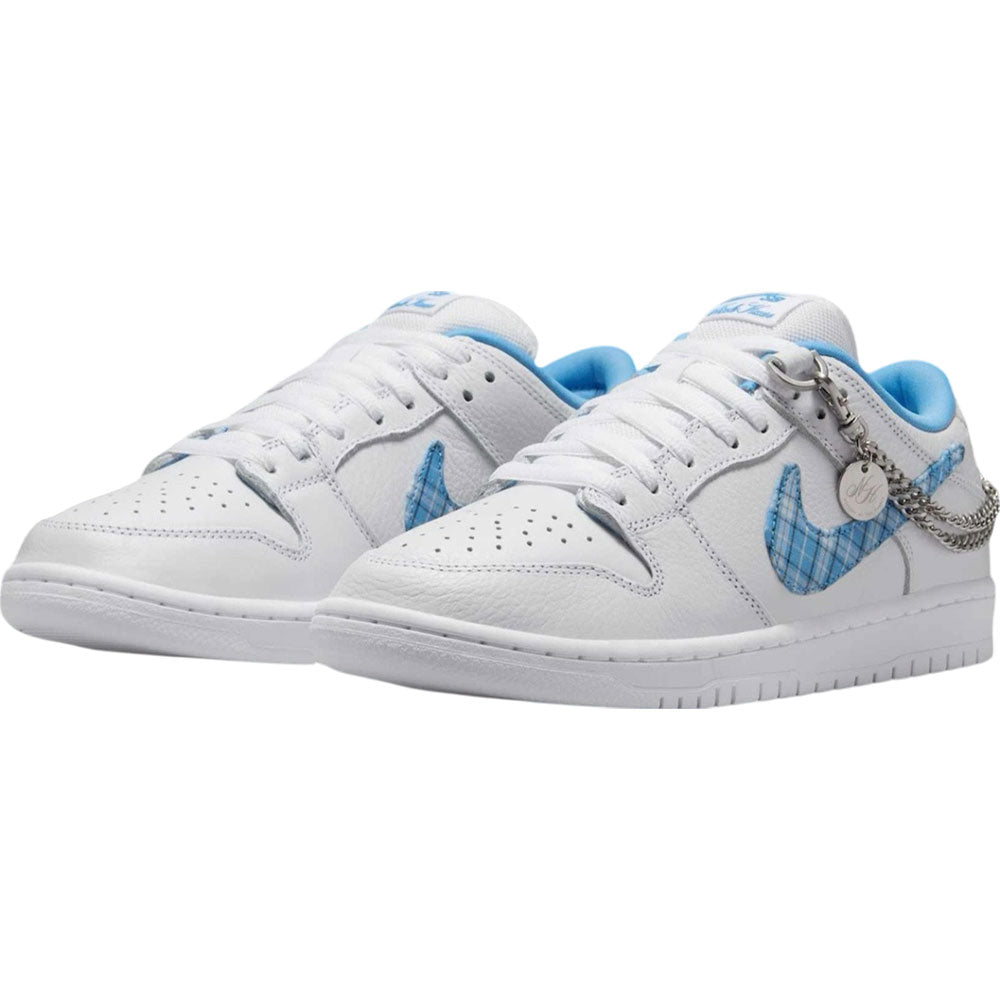 Nike SB Nicole Hause Dunk Low Pro Shoes - White/University Blue/White image 3