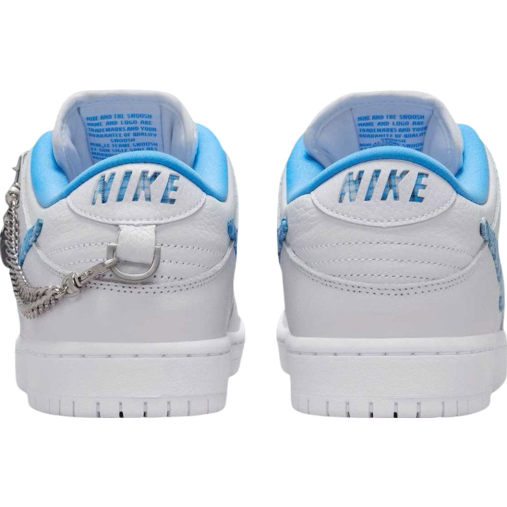 Nike SB Nicole Hause Dunk Low Pro Shoes - White/University Blue/White image 5
