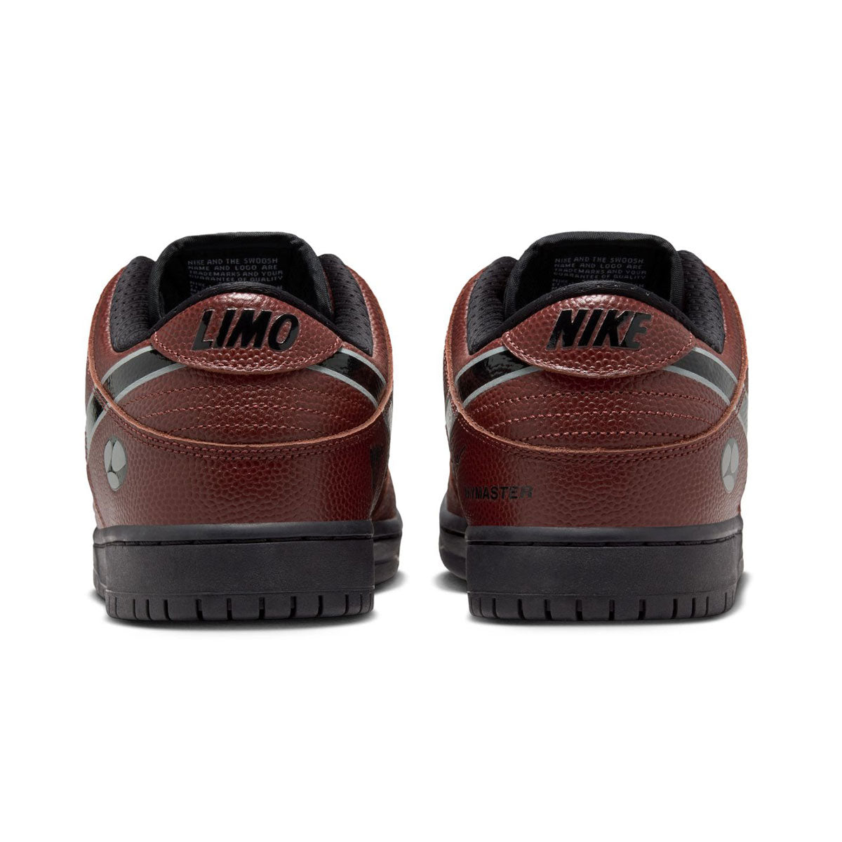 Nike SB Limosine Dunk Low Pro Shoes - Dark Pony/Black/Silver/White image 5