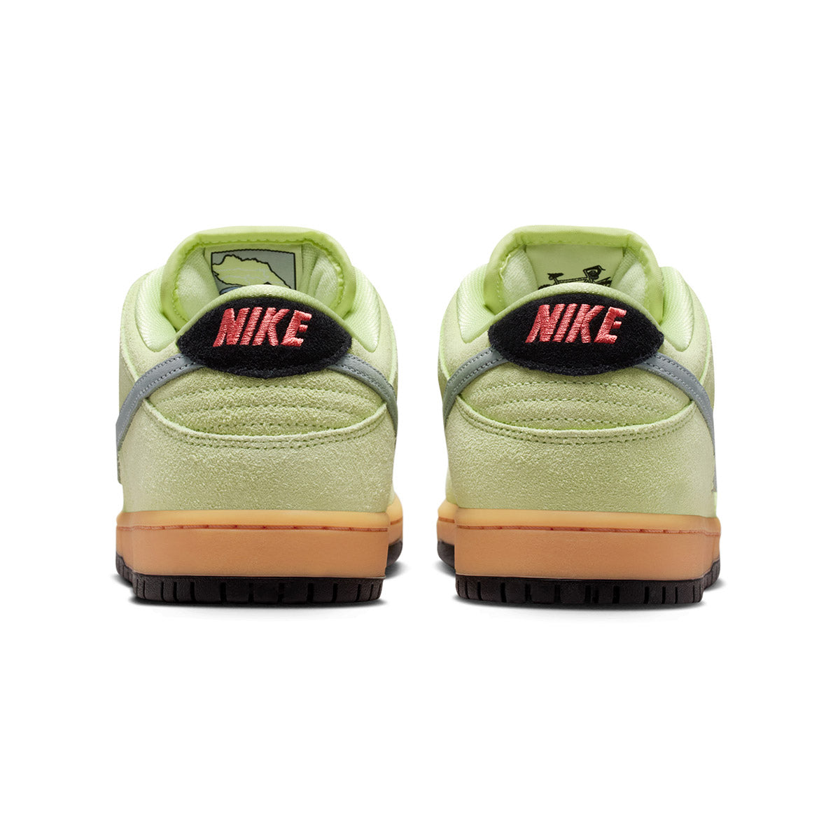 Nike SB Verdugo Mountain Dunk Low Pro Premium Shoes - Light Liquid Lime/Wolf Grey/Black image 8