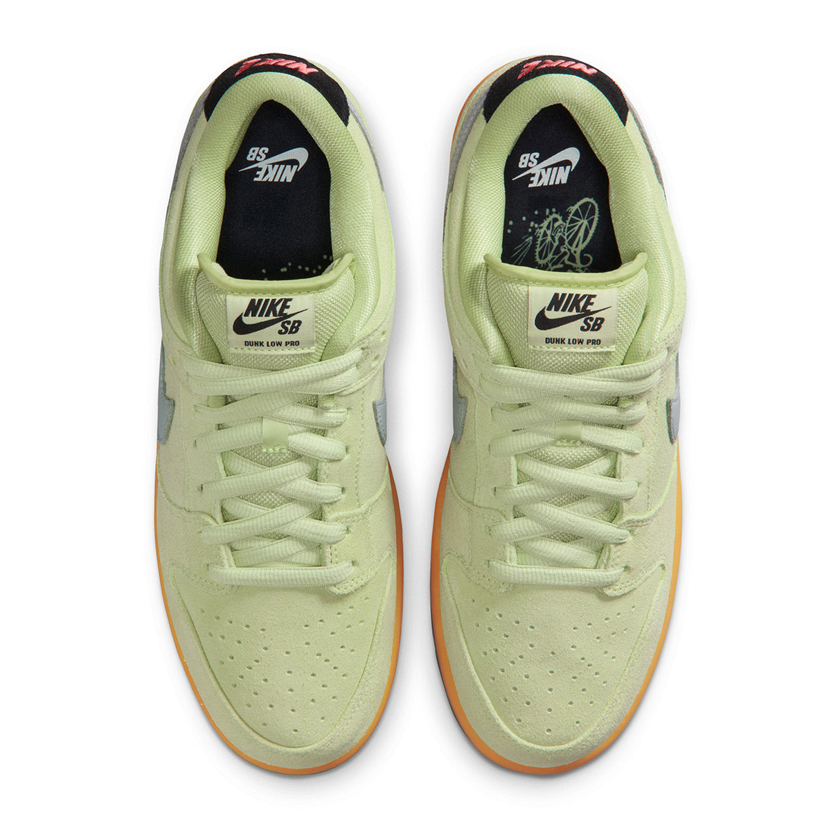Nike SB Verdugo Mountain Dunk Low Pro Premium Shoes - Light Liquid Lime/Wolf Grey/Black image 6