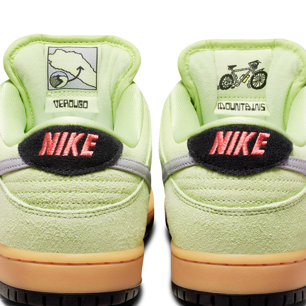 Nike SB Verdugo Mountain Dunk Low Pro Premium Shoes - Light Liquid Lime/Wolf Grey/Black image 10
