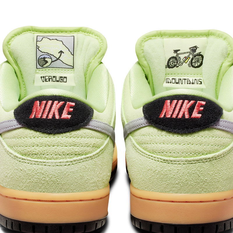 Nike SB Verdugo Mountain Dunk Low Pro Premium Shoes - Light Liquid Lime/Wolf Grey/Black