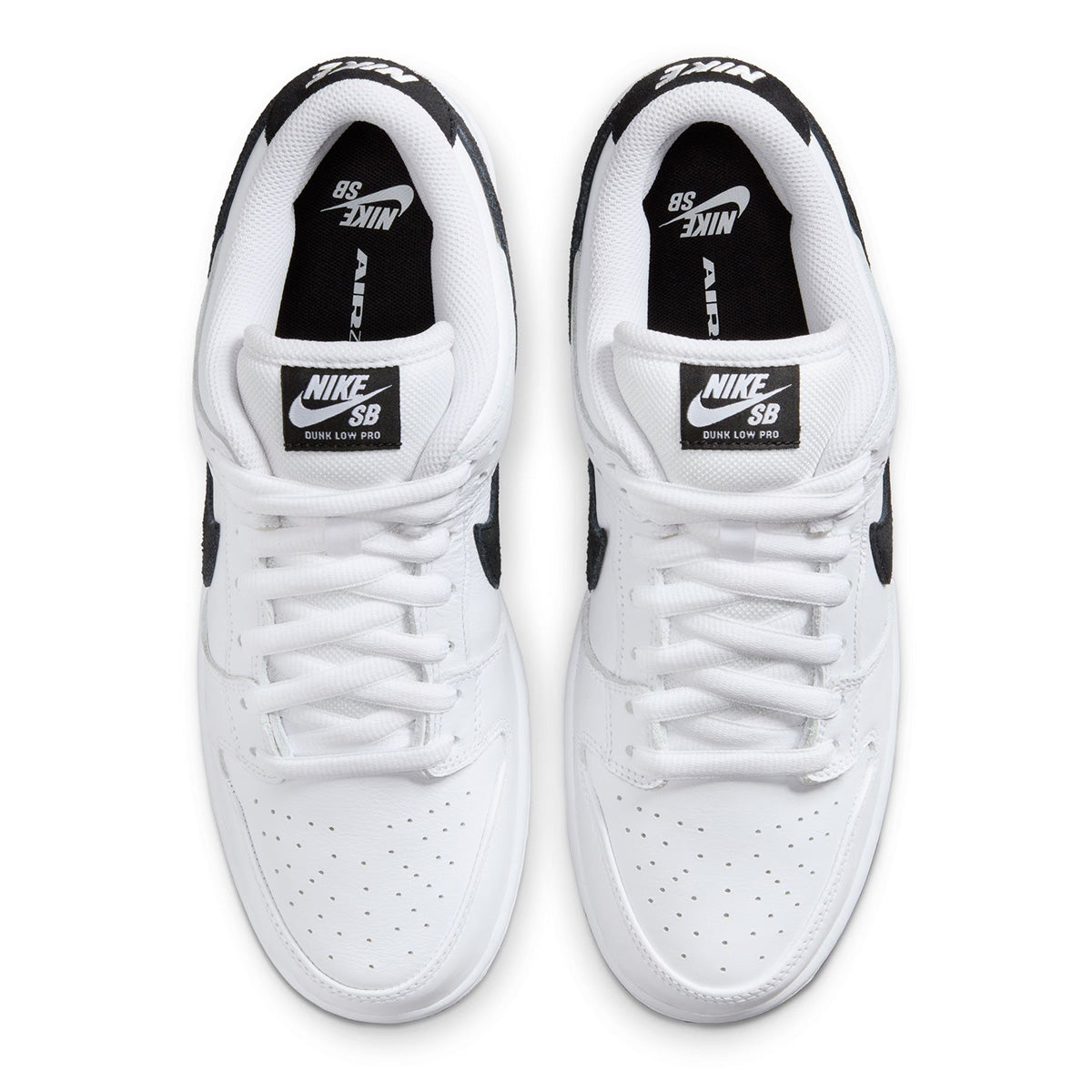 Nike SB Dunk Low Pro Shoes - White/Black/White/Black image 4