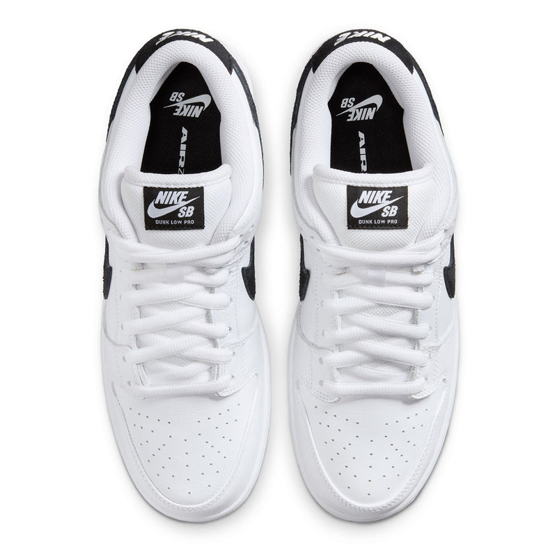Nike SB Dunk Low Pro Shoes - White/Black/White/Black