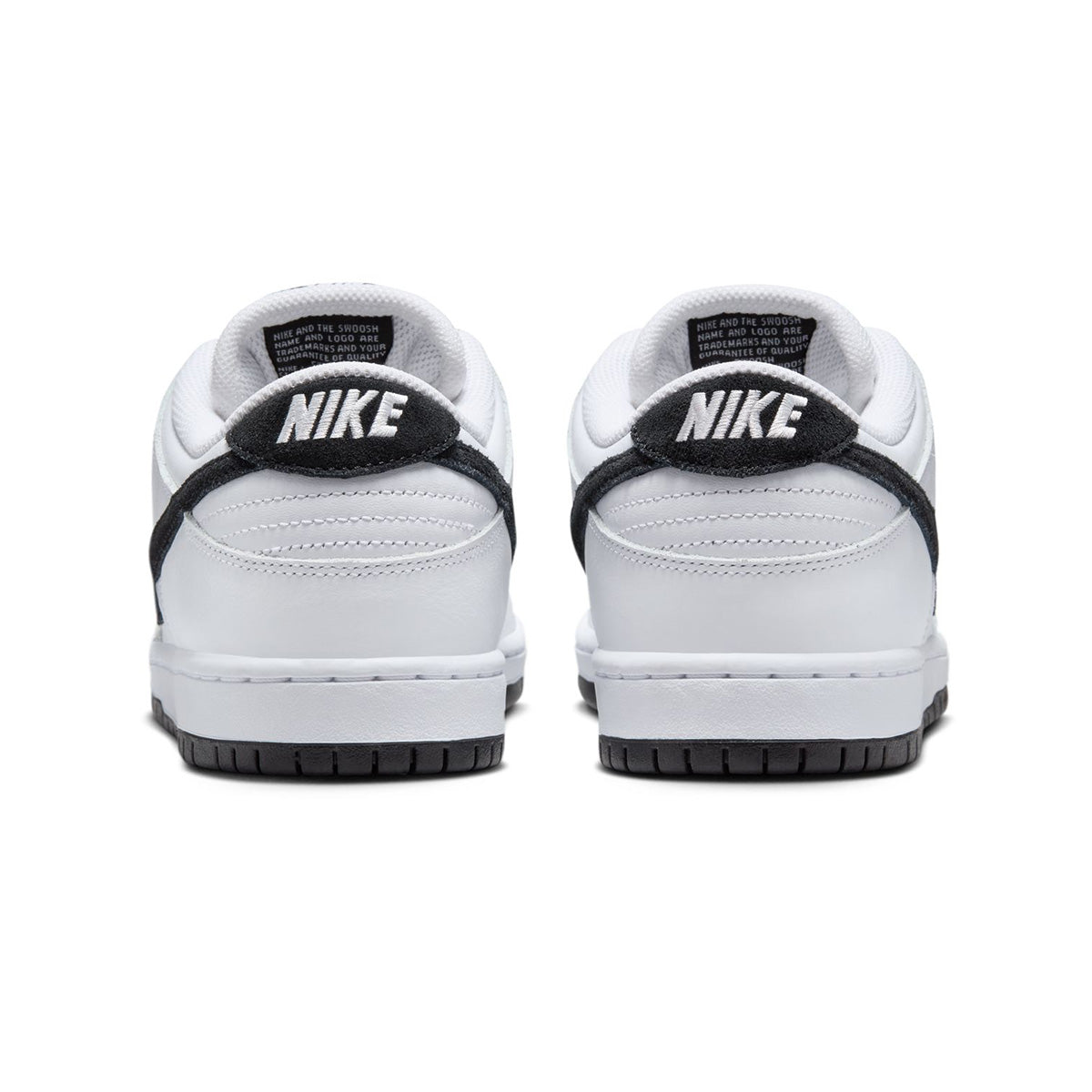 Nike SB Dunk Low Pro Shoes - White/Black/White/Black image 5