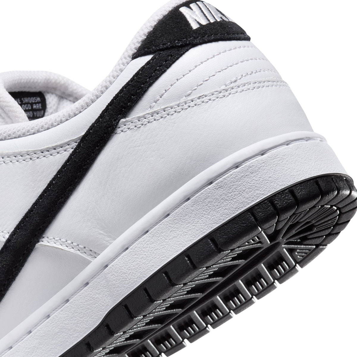 Nike SB Dunk Low Pro Shoes - White/Black/White/Black image 7