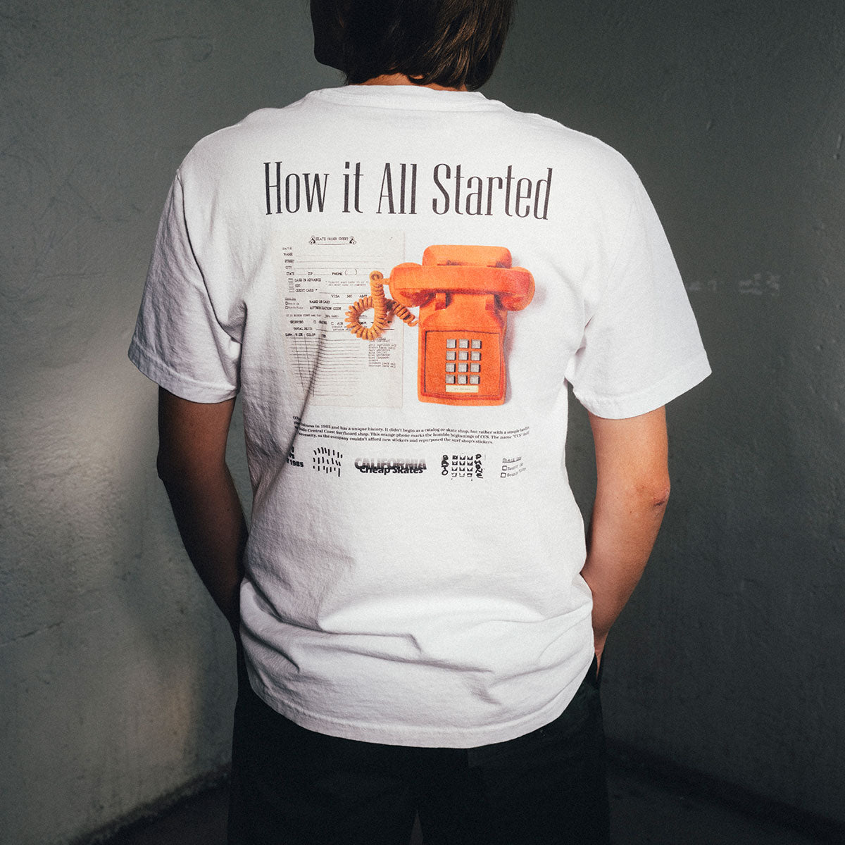 CCS 40 Year Phone T-Shirt - White image 4