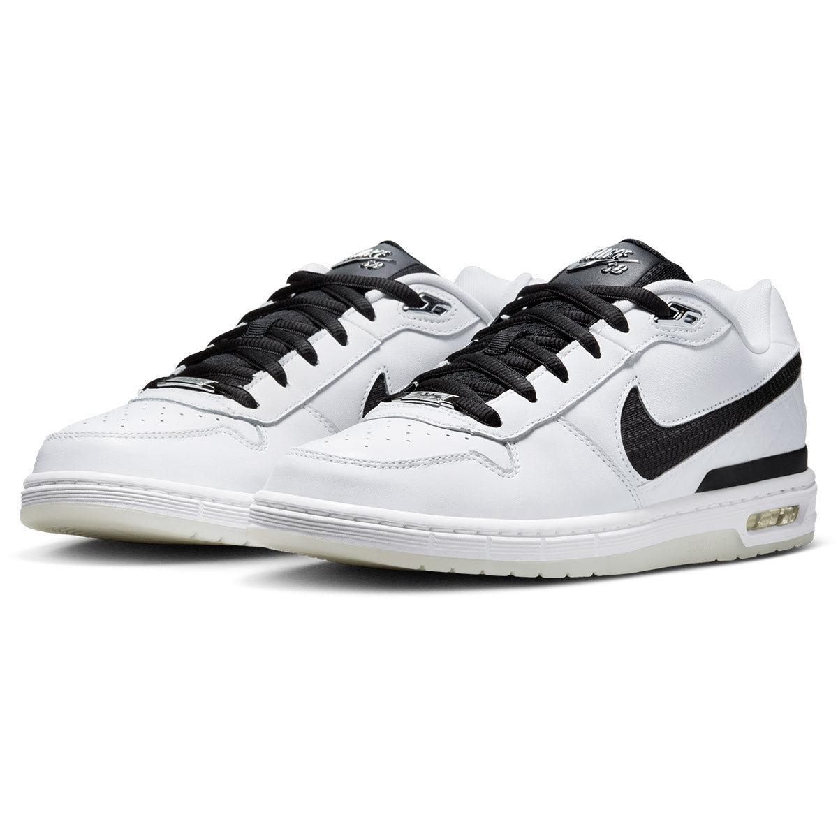 Nike SB Zoom Air Paul Rodriguez Shoes - White/Black/White/Clear image 4