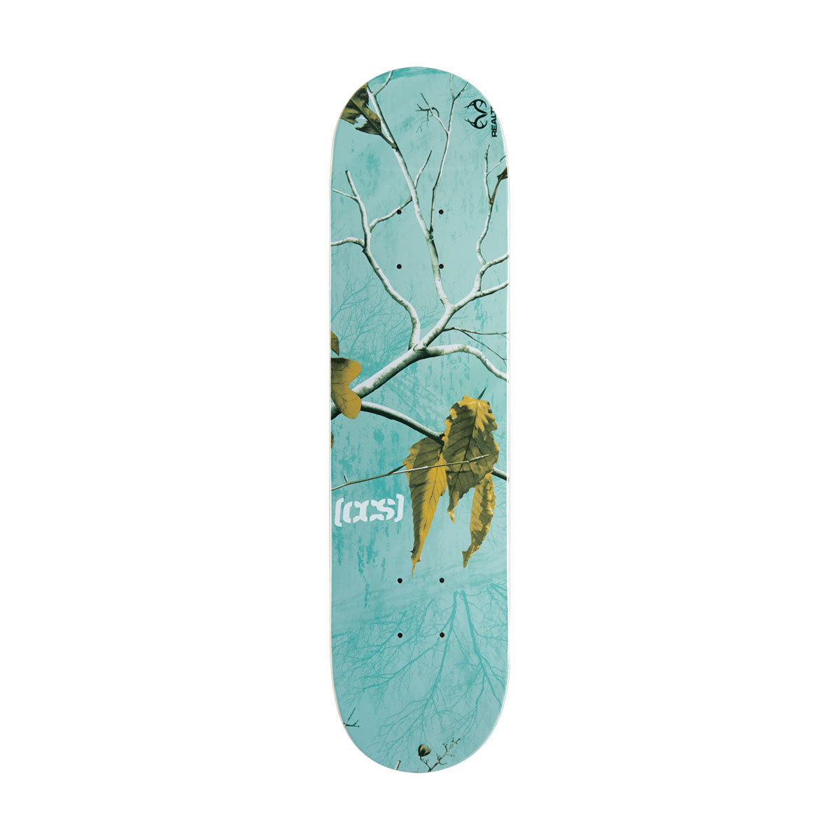 CCS x Realtree Logo Mini Skateboard Deck - Sea Glass image 1