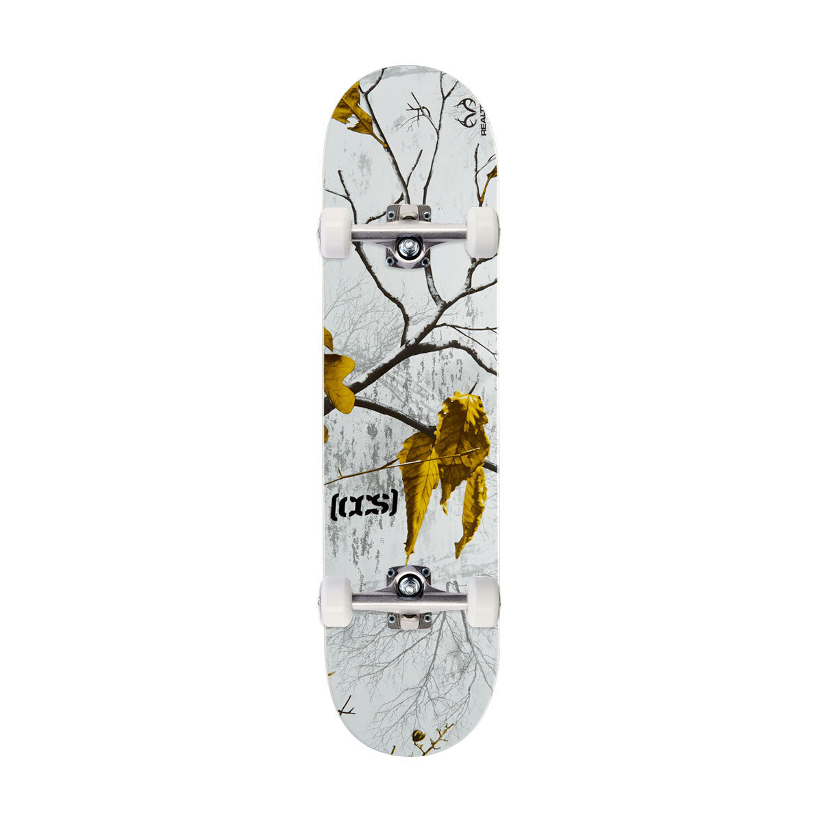 CCS x Realtree Logo Mini Skateboard Complete - Snow image 1
