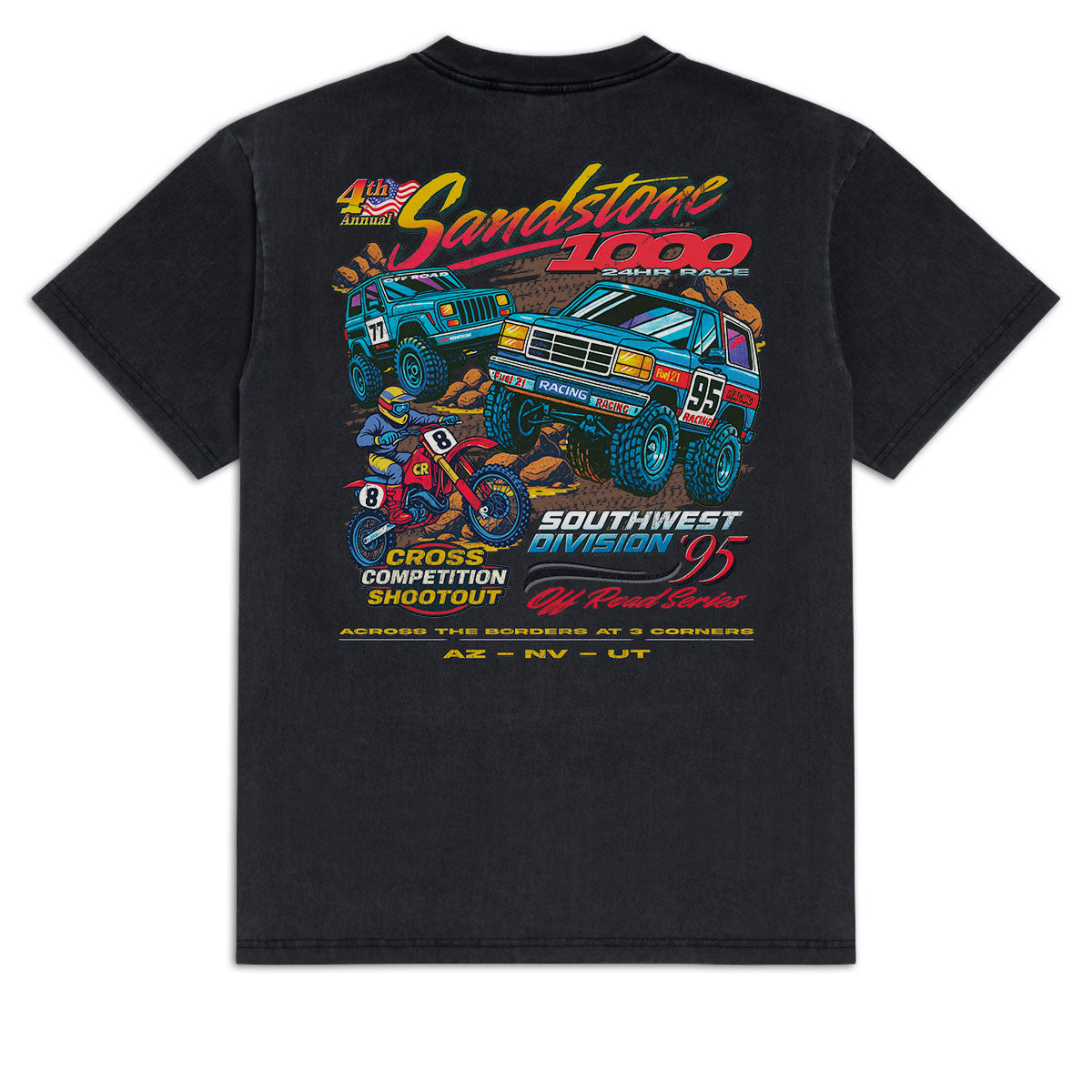 CCS Bootleg Sandstone 1000 T-Shirt - Vintage Black image 1