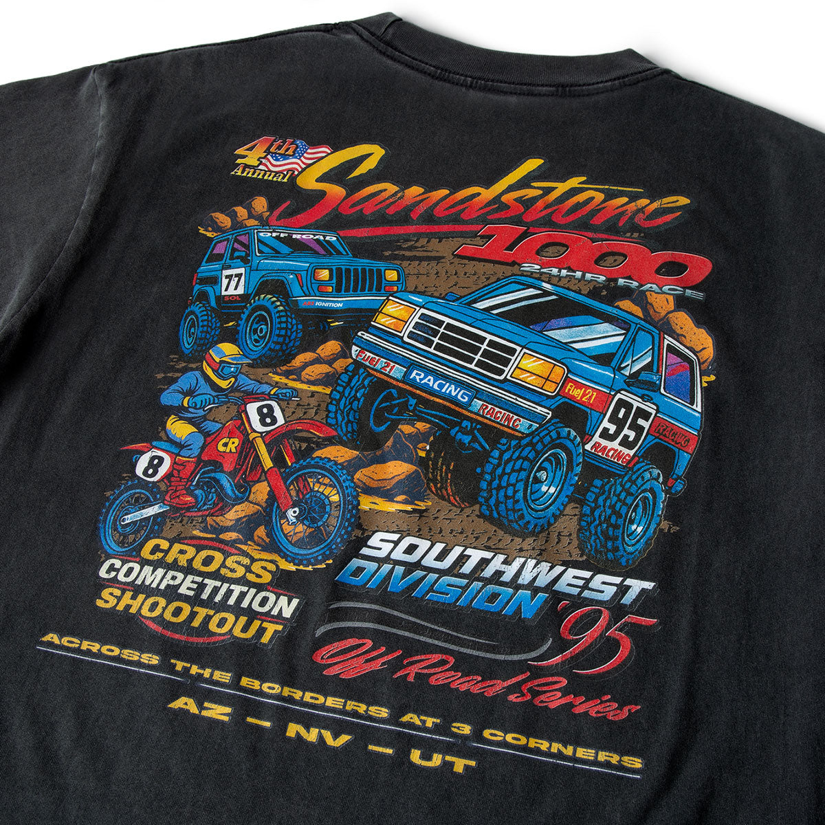 CCS Bootleg Sandstone 1000 T-Shirt - Vintage Black image 5