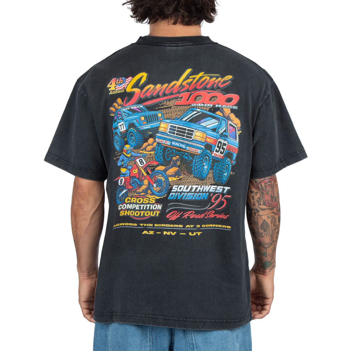 CCS Bootleg Sandstone 1000 T-Shirt - Vintage Black image 4