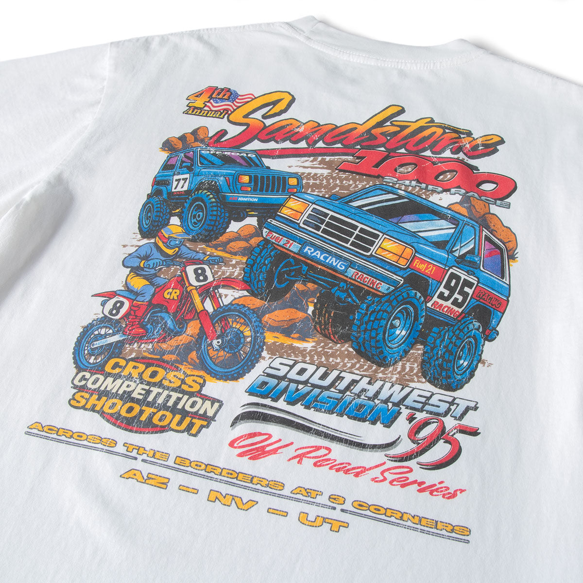 CCS Bootleg Sandstone 1000 T-Shirt - White image 5