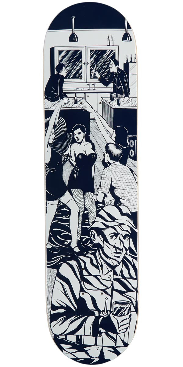 CCS Social Camouflage Party Skateboard Deck - Blue - 8.00