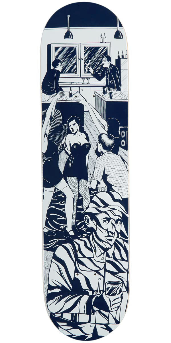 CCS Social Camouflage Party Skateboard Deck - Blue image 1