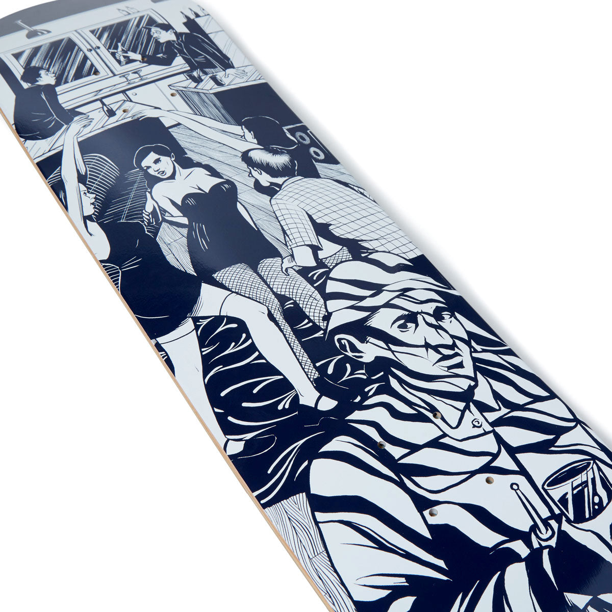 CCS Social Camouflage Party Skateboard Deck - Blue image 2