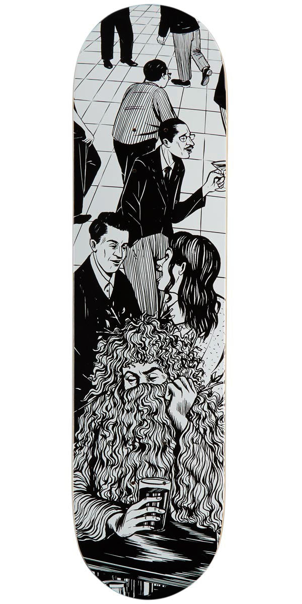 CCS Social Camouflage Bar Skateboard Deck - Black image 1