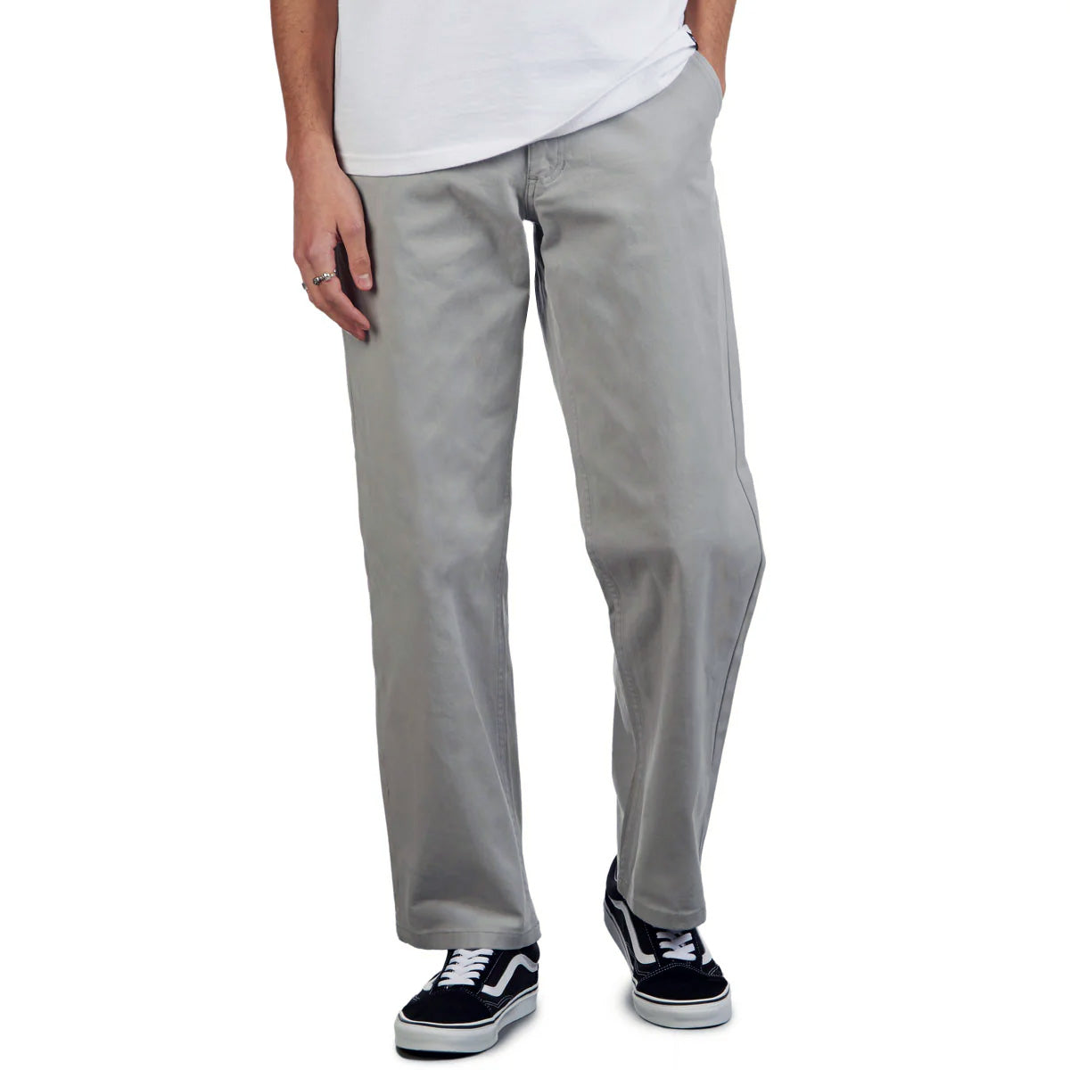 CCS Relaxed Stretch Chino Pants - Dove Grey image 1