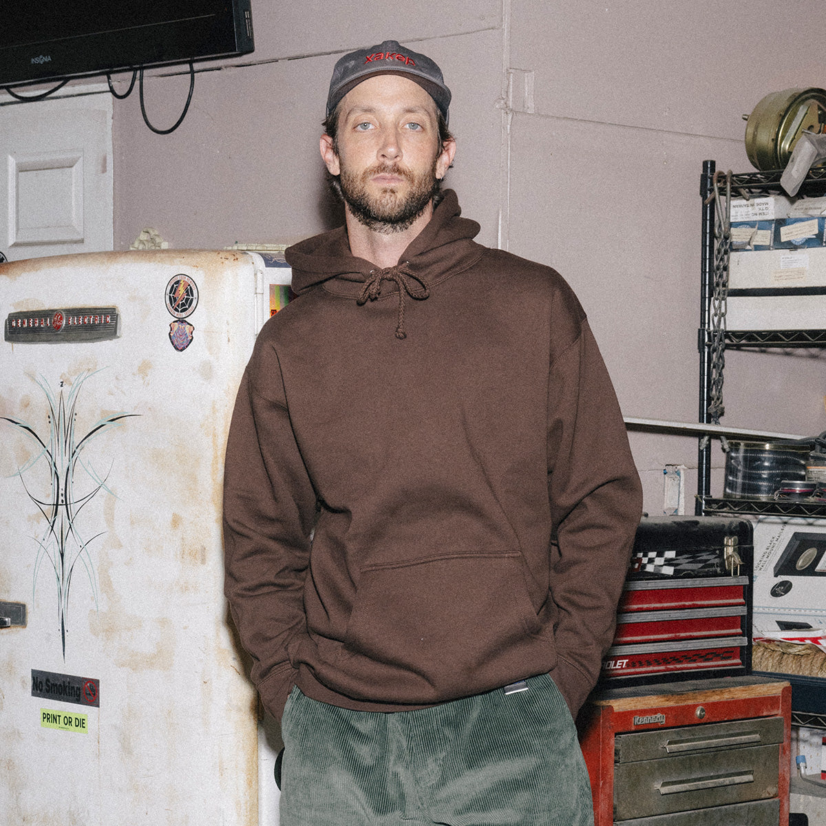 CCS Staple Pullover Hoodie - Brown image 2