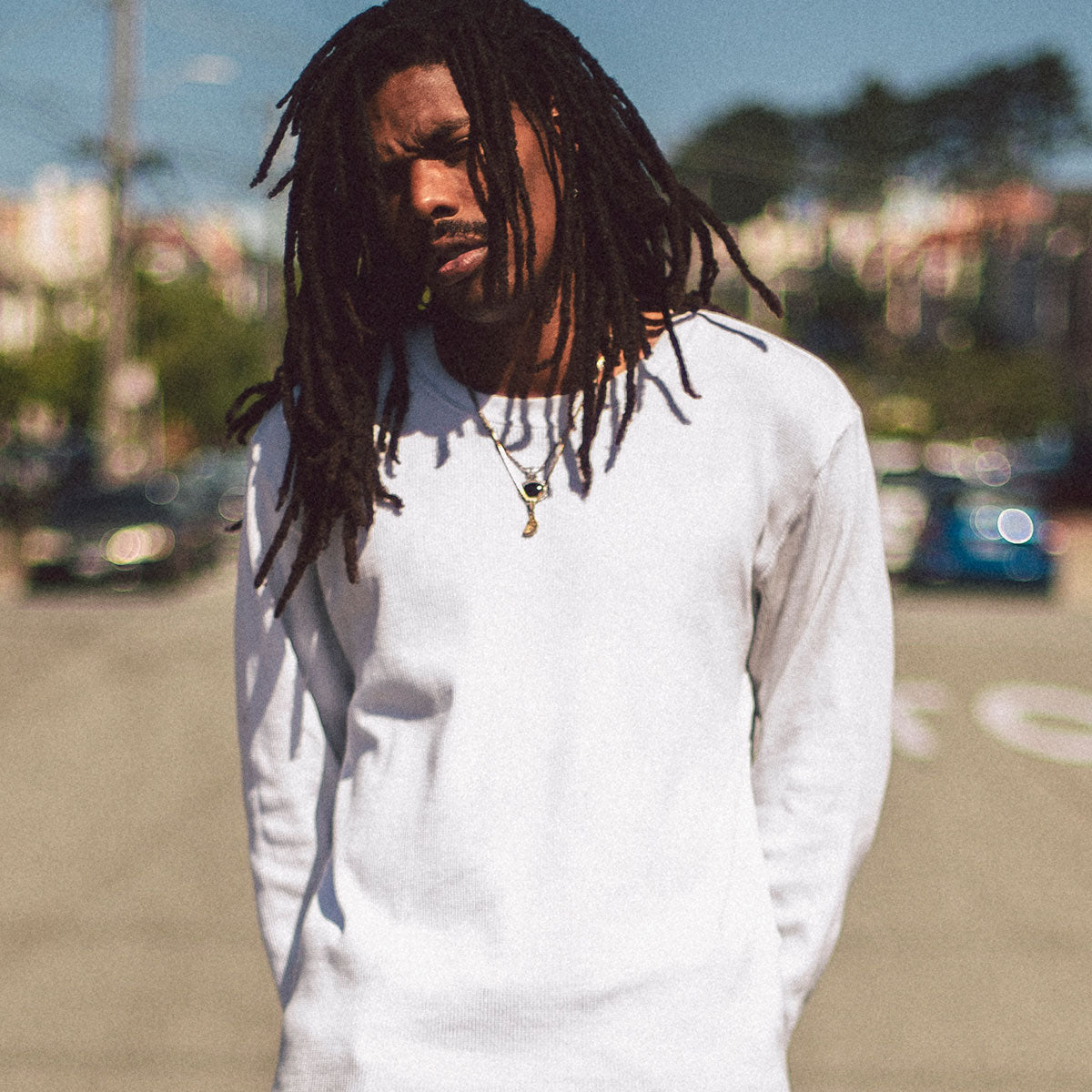 CCS OG Waffle Knit Thermal Shirt - White image 2