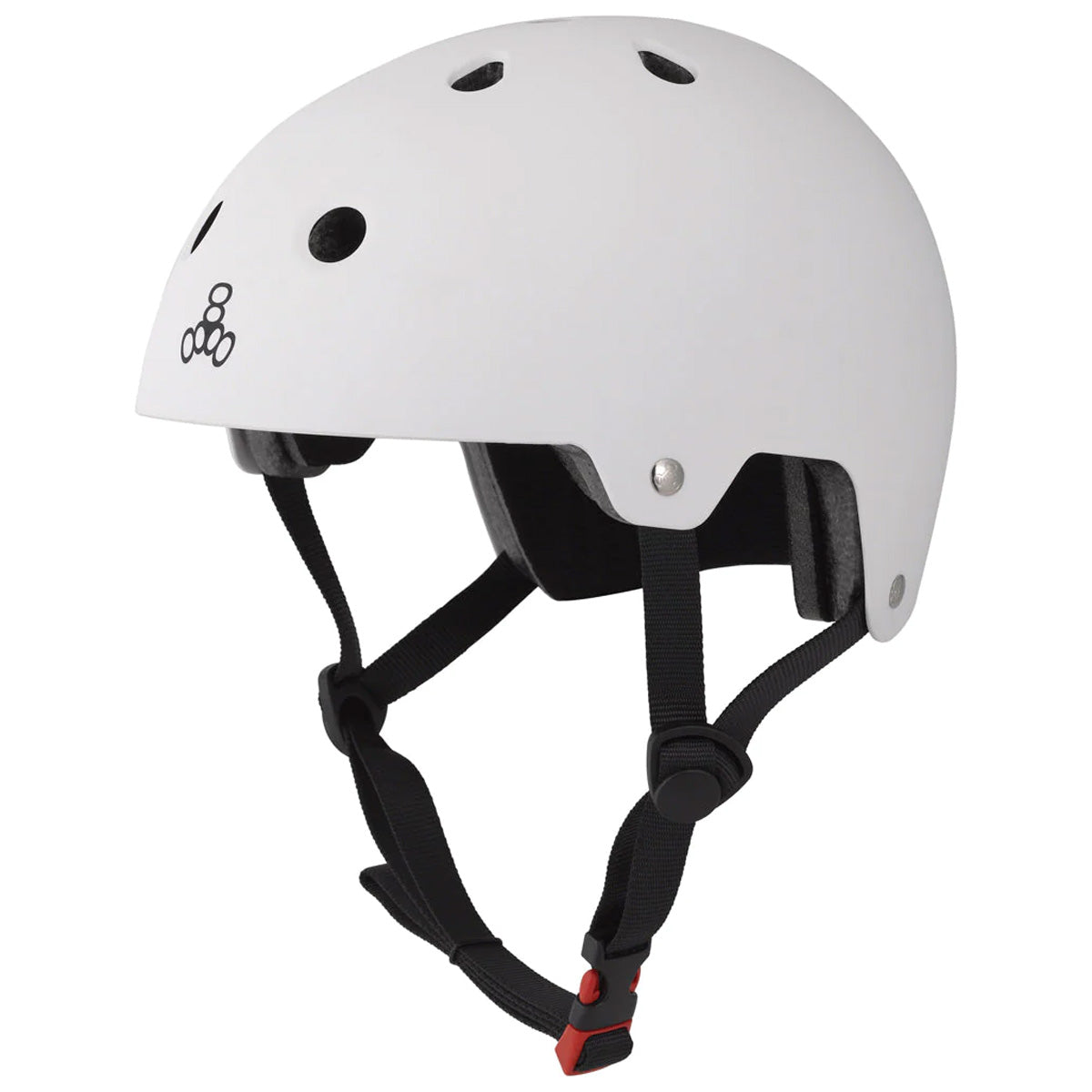 Triple Eight Dual Certified EPS Helmet - White Matte image 1