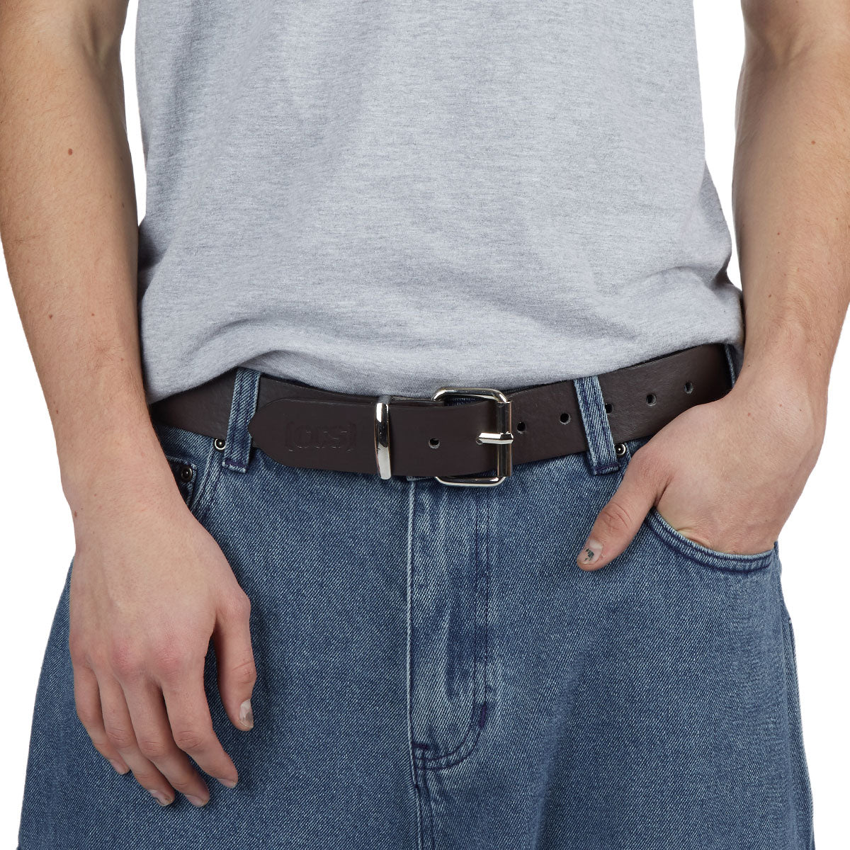 CCS Vegan Leather Belt - Brown image 3