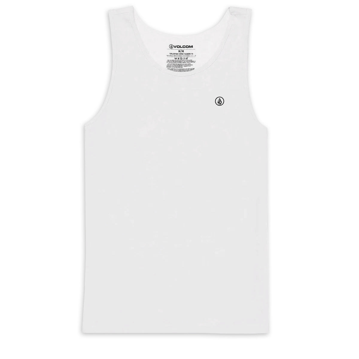 Volcom Solid Heather Tank Top - White image 1